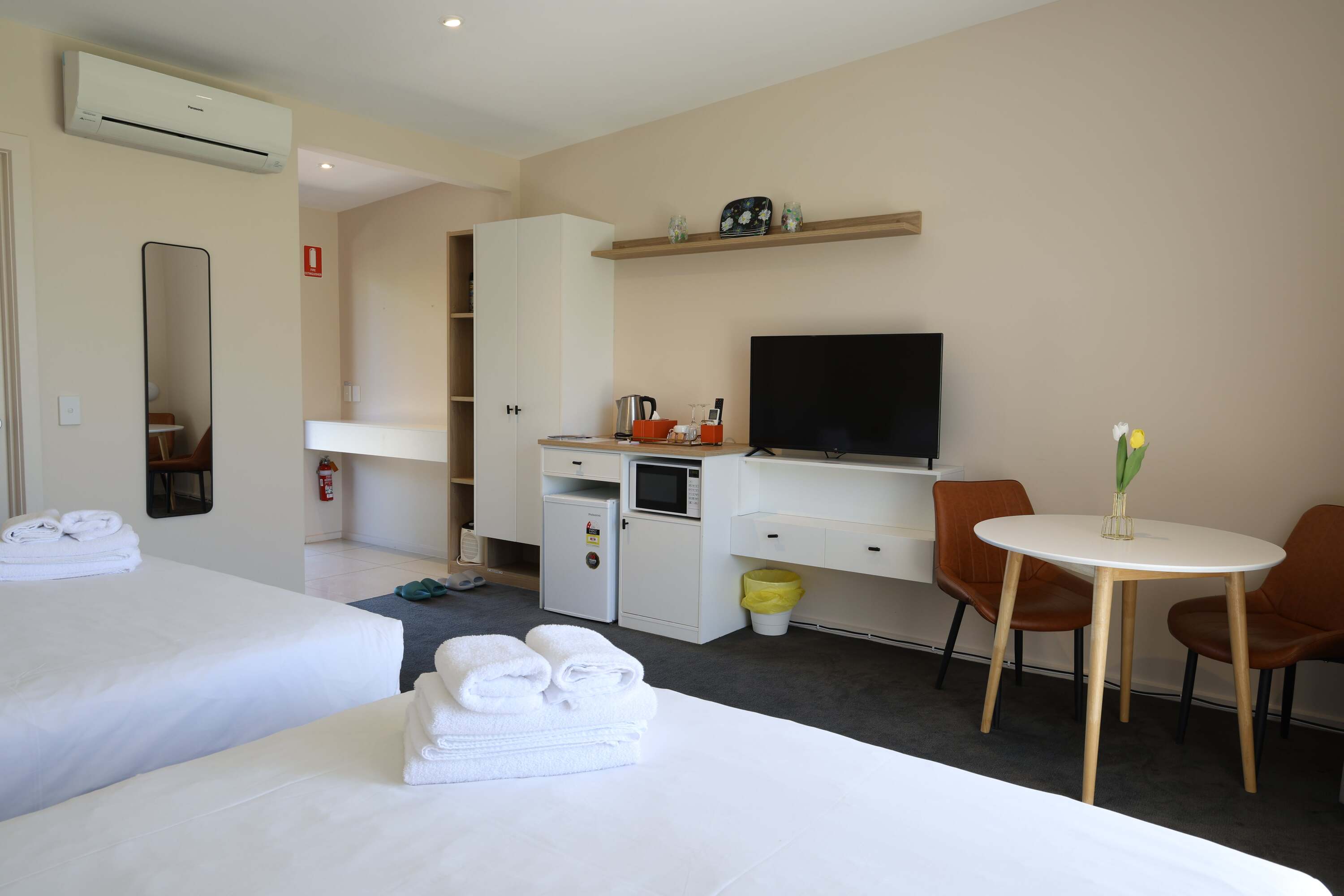 Standard Room interior with work table